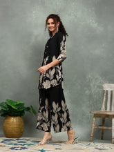 Printed Muslin Kurta With pants